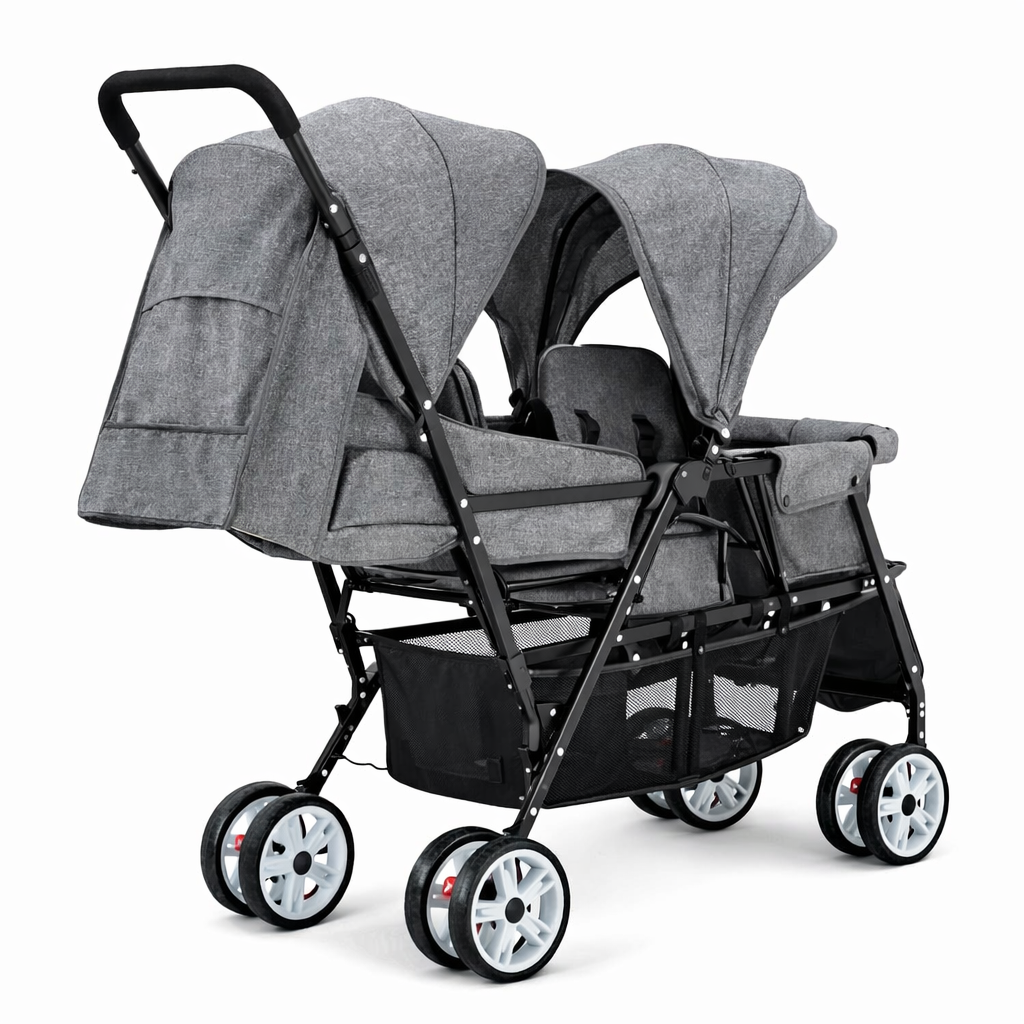 Poussette double avant