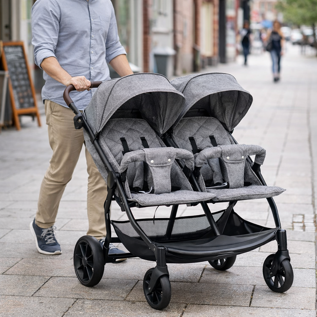 Poussette double Bébé