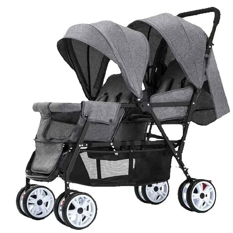 Poussette double avant